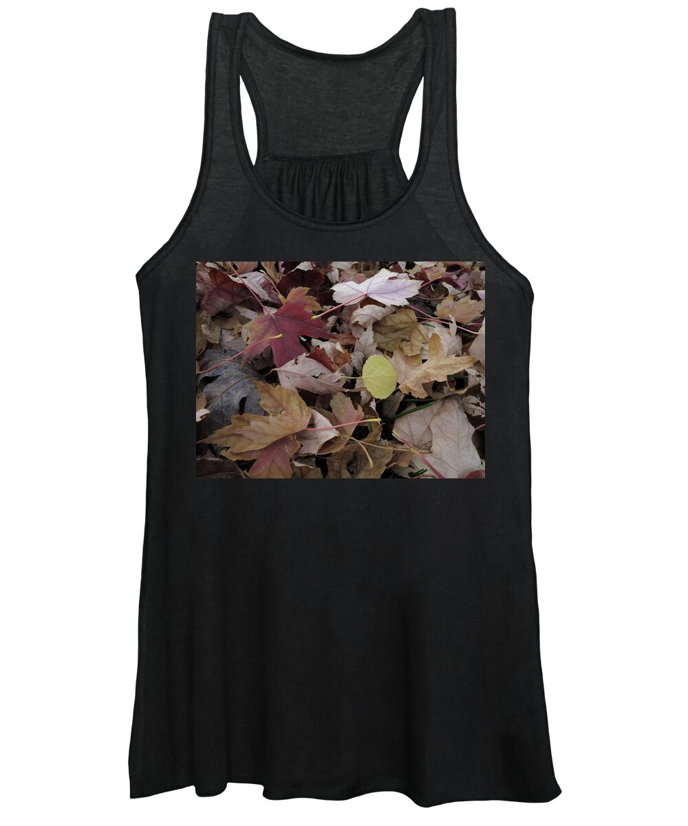 Autumn Women's Tank Top featuring the photograph Fallen Beauty by Jessica Myscofski
