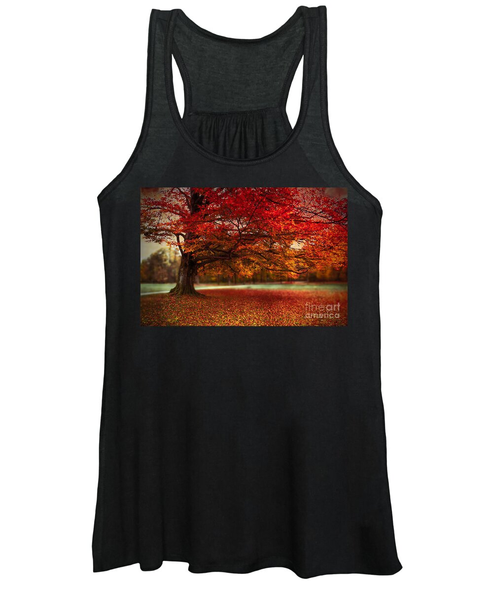 Autumn Women's Tank Top featuring the photograph Finest Fall by Hannes Cmarits