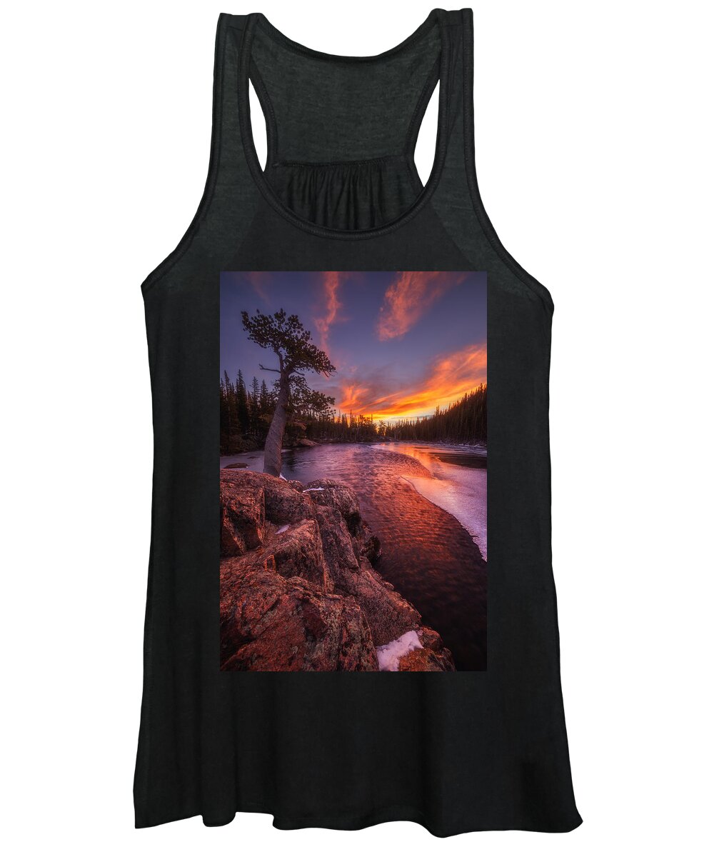 Sunrise Women's Tank Top featuring the photograph First Light by Darren White