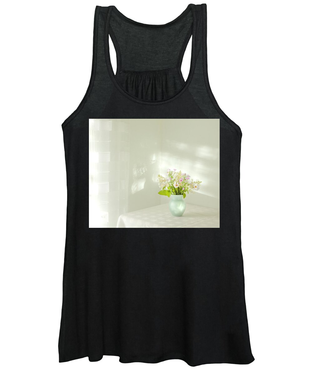 Morning Women's Tank Top featuring the photograph Good Morning Sunshine by Theresa Tahara