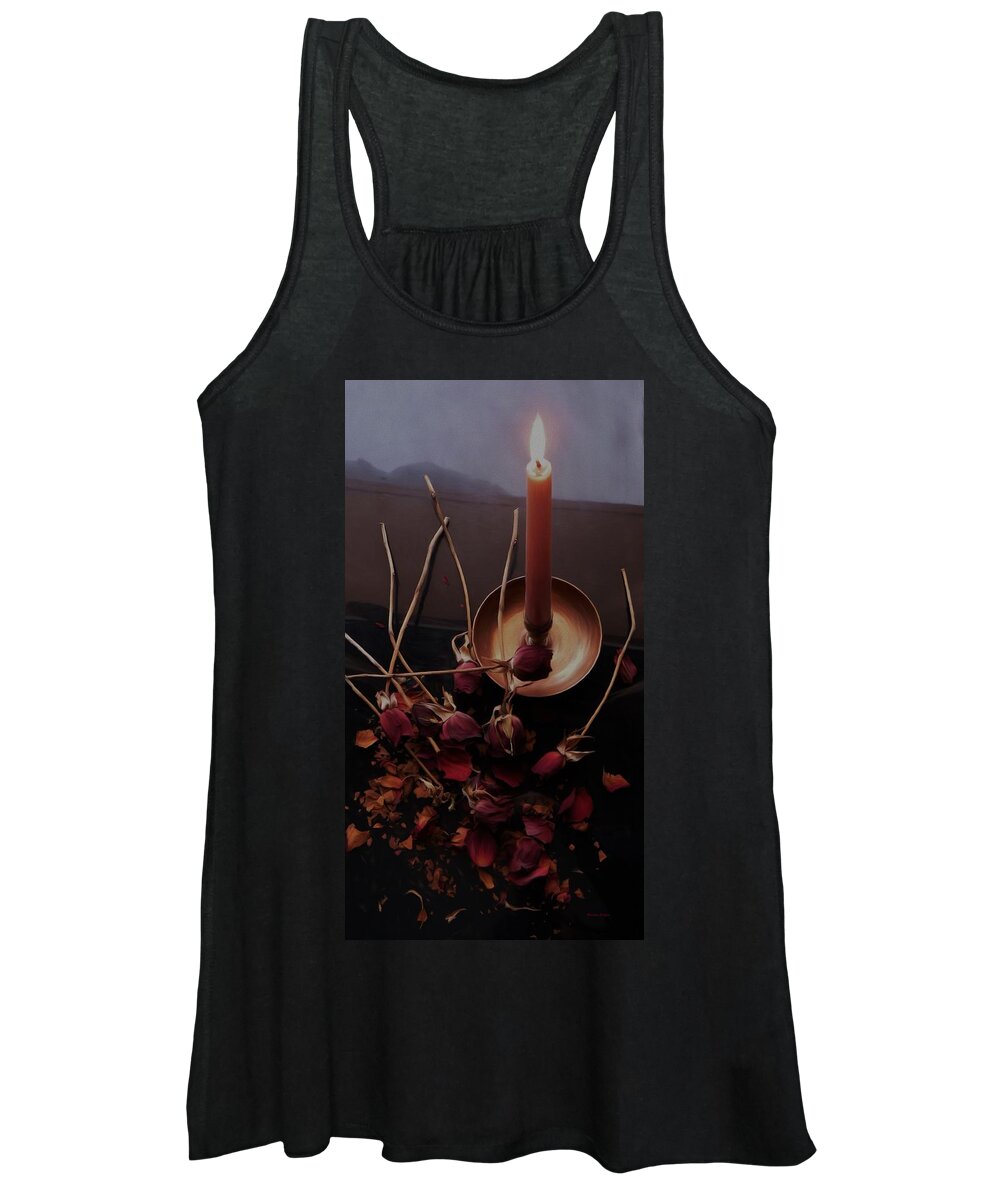 Gothic Witch's Spell Women's Tank Top featuring the photograph Gothic witch's spell by Barbara St Jean