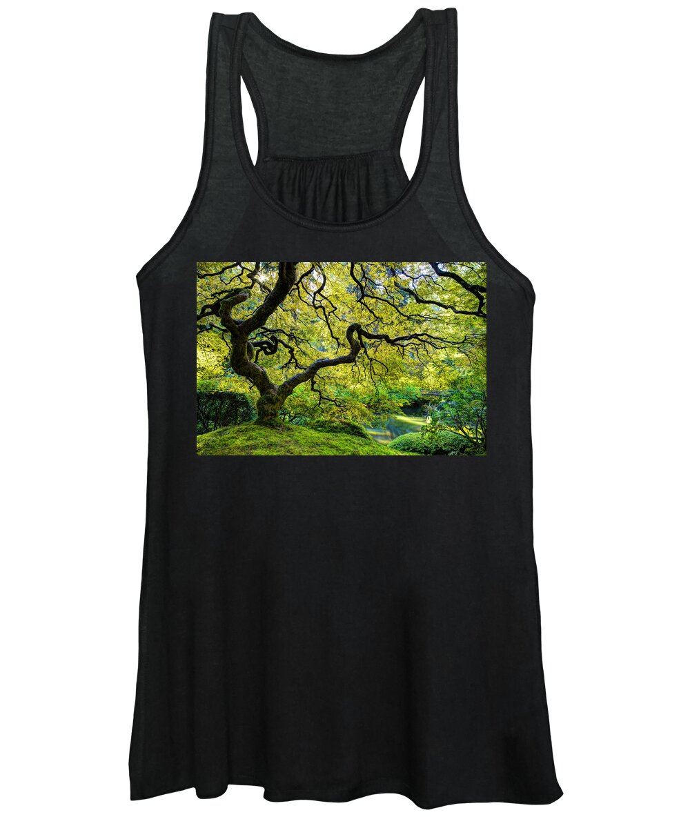Maple Women's Tank Top featuring the photograph Green by Dustin LeFevre