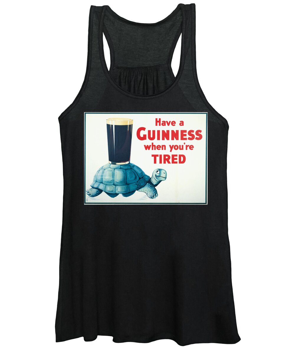 Have A Guinness When You're Tired Women's Tank Top featuring the digital art Have a Guinness When You're Tired by Georgia Clare