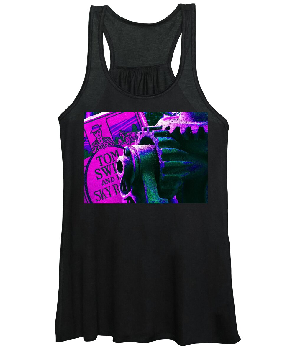 Tom Swift Women's Tank Top featuring the photograph His Sky Racer... by Arthur Miller