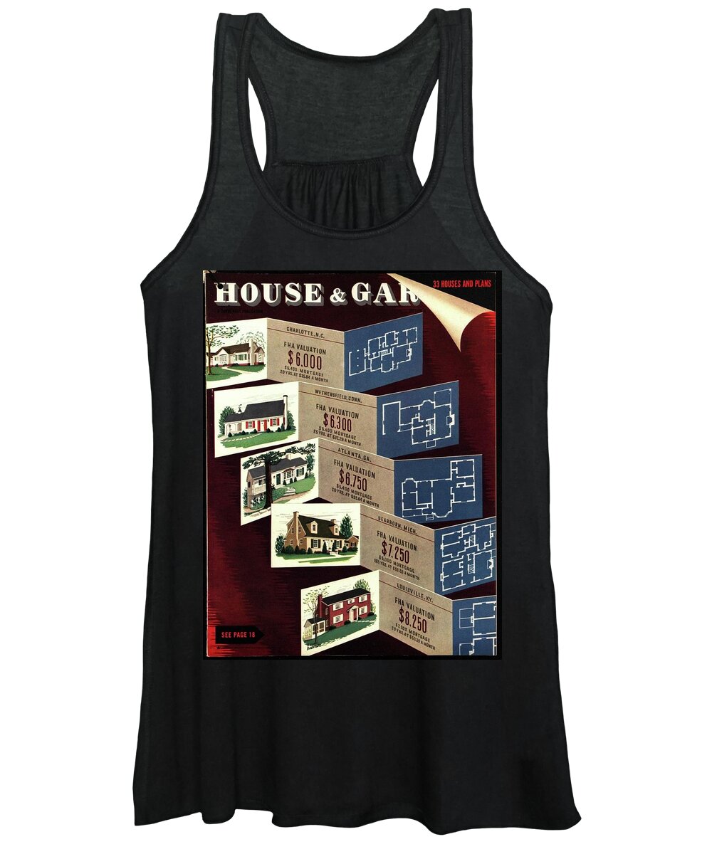 House And Garden Women's Tank Top featuring the photograph House And Garden Cover Featuring Houses by Robert Harrer