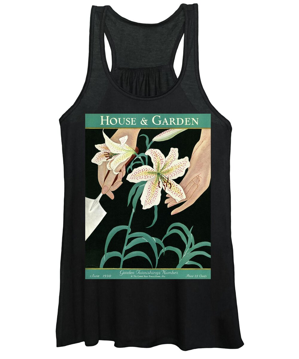 House And Garden Women's Tank Top featuring the photograph House And Garden Garden Furnishings Number by J. C. Atherton