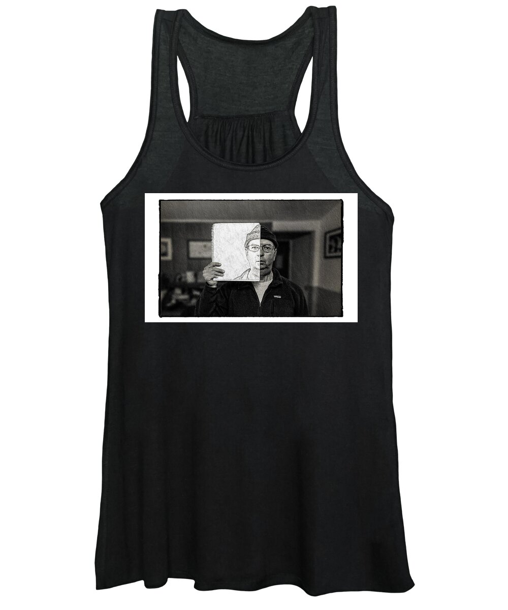 Ranken Women's Tank Top featuring the photograph I'm Hiding by Mike Gifford