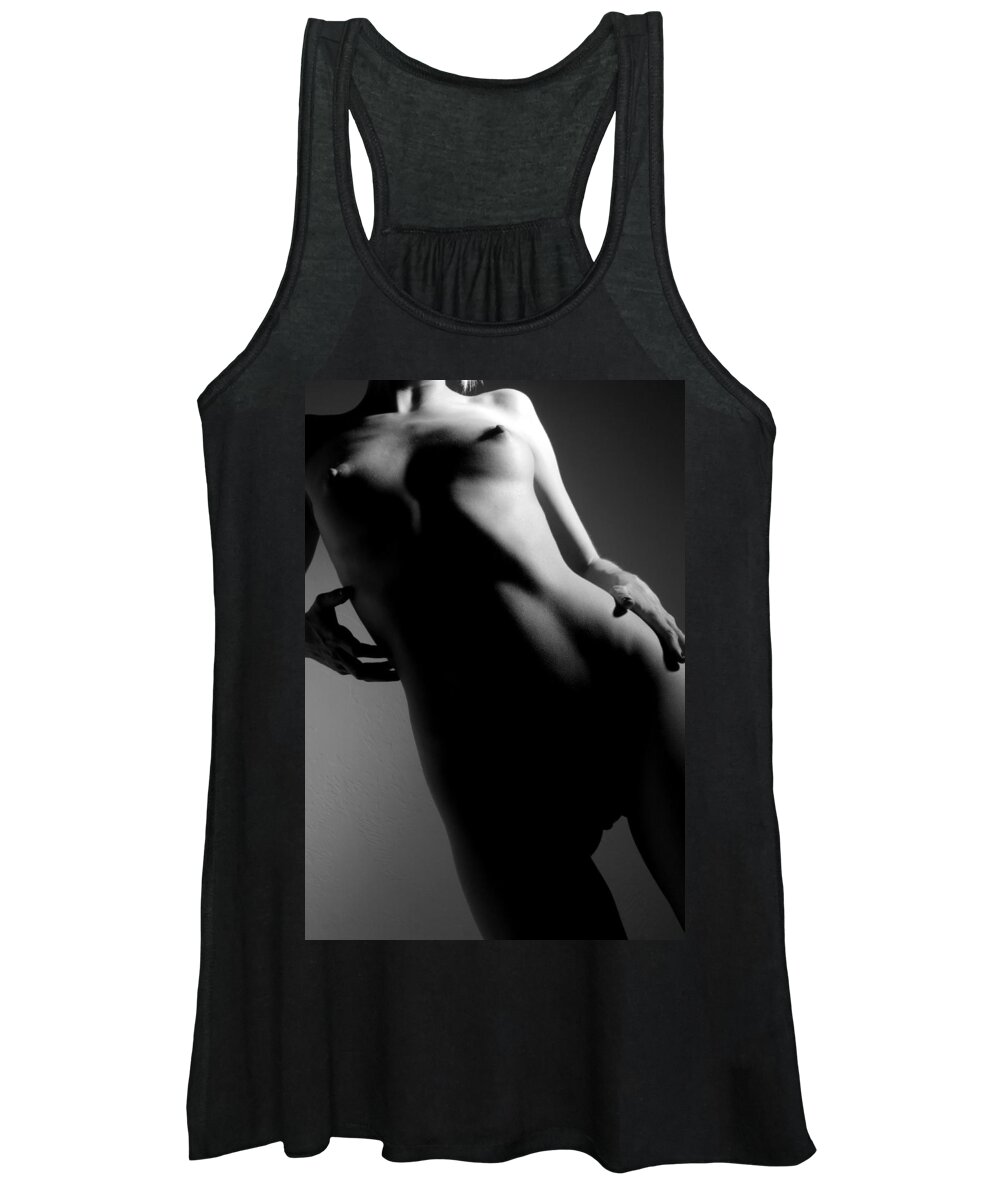 Nude Women's Tank Top featuring the photograph In Motion by Joe Kozlowski