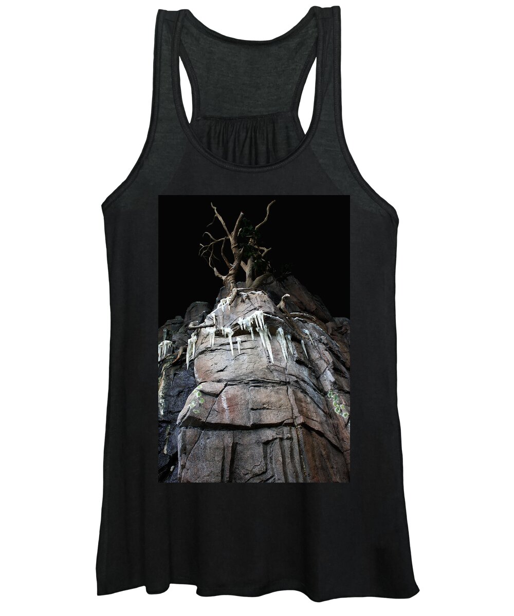 Above Women's Tank Top featuring the photograph Into The Darkness by Shane Bechler