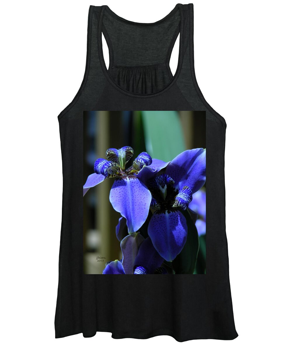 Iris Women's Tank Top featuring the photograph Iris by Julianne Felton