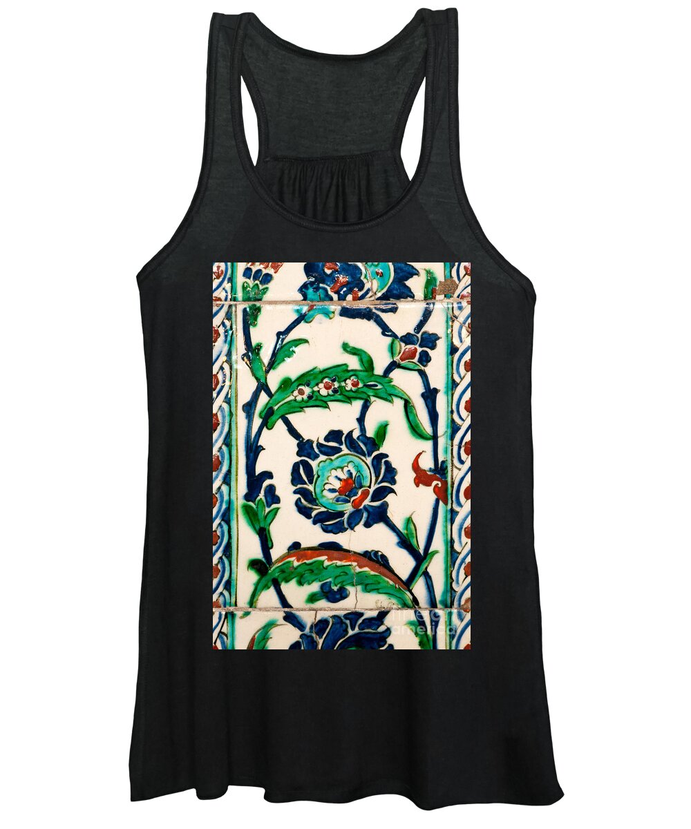 Istanbul Women's Tank Top featuring the photograph Iznik 20 by Rick Piper Photography