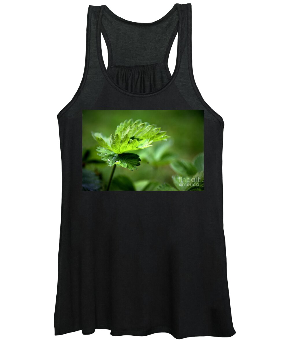 Green Women's Tank Top featuring the photograph Just Green by Jeremy Hayden