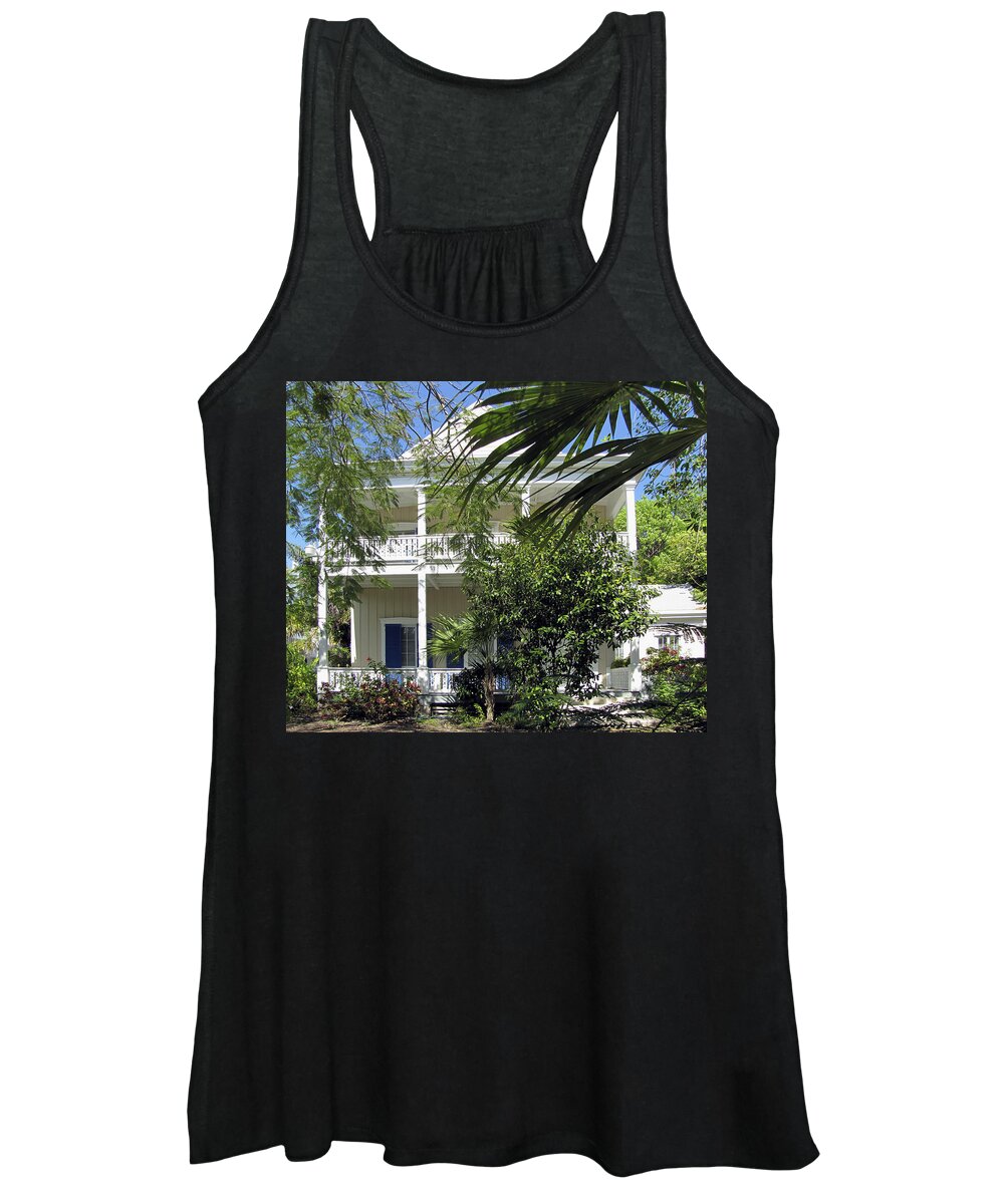Architecture Women's Tank Top featuring the photograph Key West House by Bob Slitzan