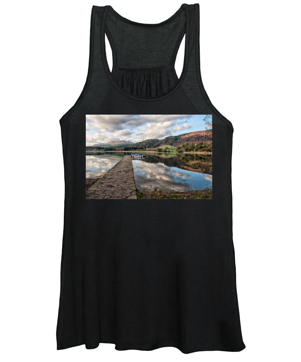 Lake Of Menteith Women's Tank Top featuring the photograph Lake of Menteith by Nigel R Bell