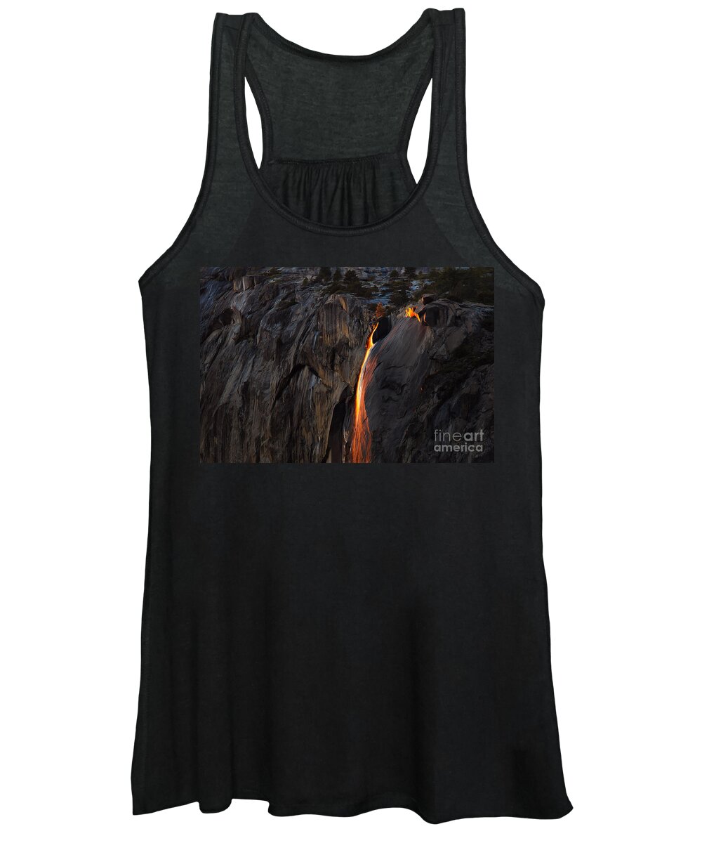 Yosemite Women's Tank Top featuring the photograph Lava Flow by Anthony Michael Bonafede
