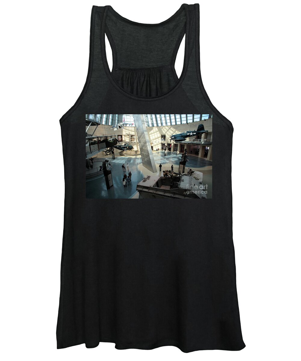 Amphib Women's Tank Top featuring the photograph Leatherneck Gallery at the Marine Corps Museum by William Kuta