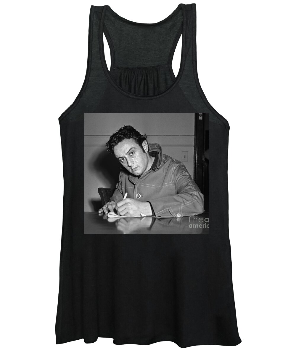 Comedian Women's Tank Top featuring the photograph Lenny Bruce 1963 by Martin Konopacki Restoration