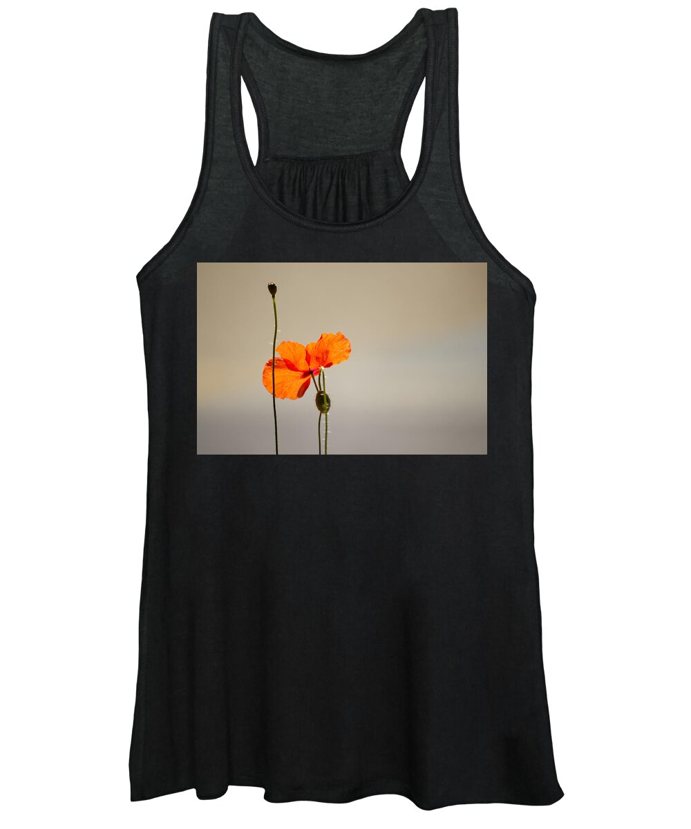 Poppy Women's Tank Top featuring the photograph Life by Spikey Mouse Photography