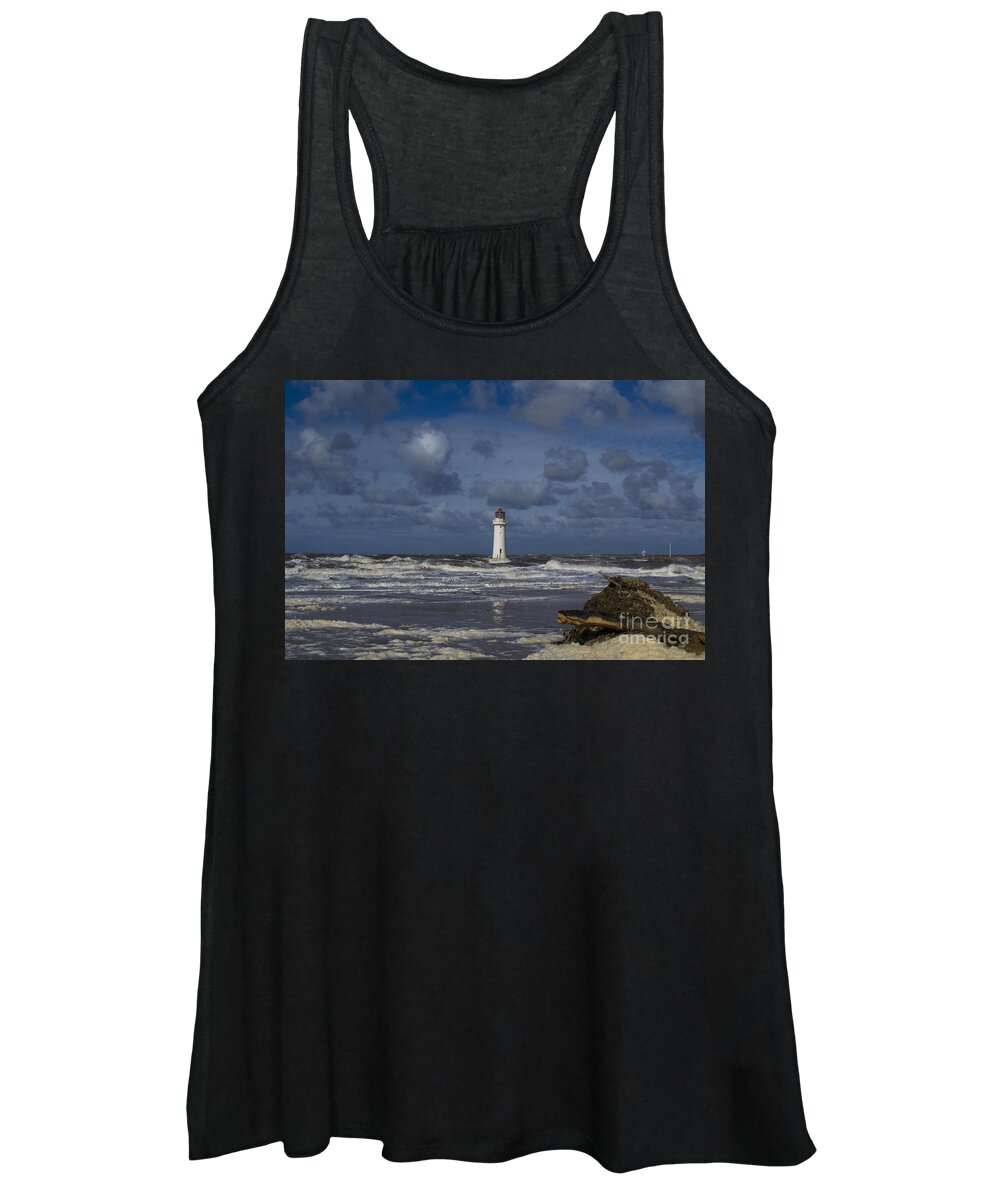 Light House Women's Tank Top featuring the photograph lighthouse at New Brighton by Spikey Mouse Photography