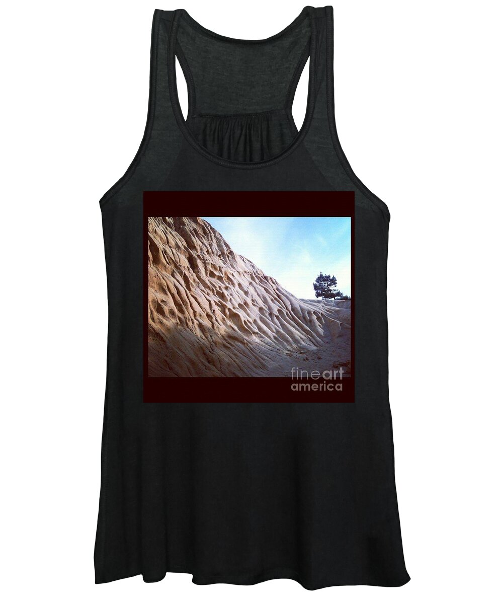 Torrey Pines Preserve Women's Tank Top featuring the photograph Lion's Paw by Denise Railey