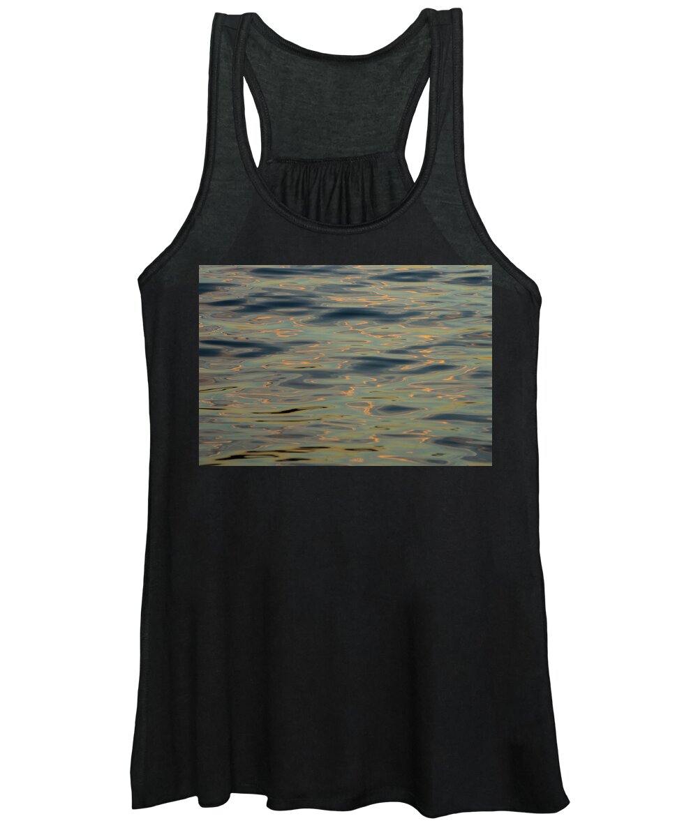 Water Women's Tank Top featuring the photograph Liquid Reflections by Photographic Arts And Design Studio