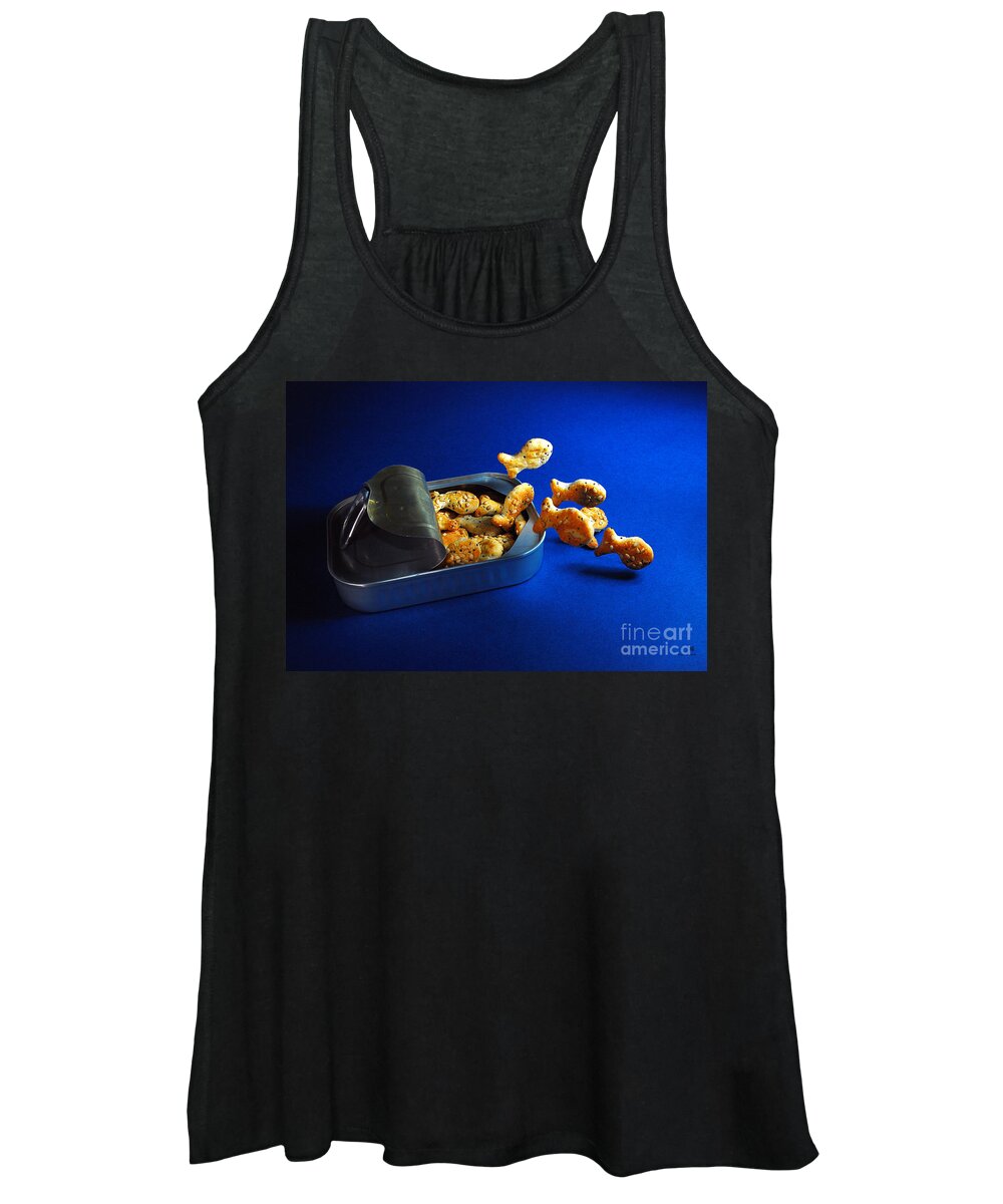 Fish Women's Tank Top featuring the photograph Living In A Can by Hannes Cmarits