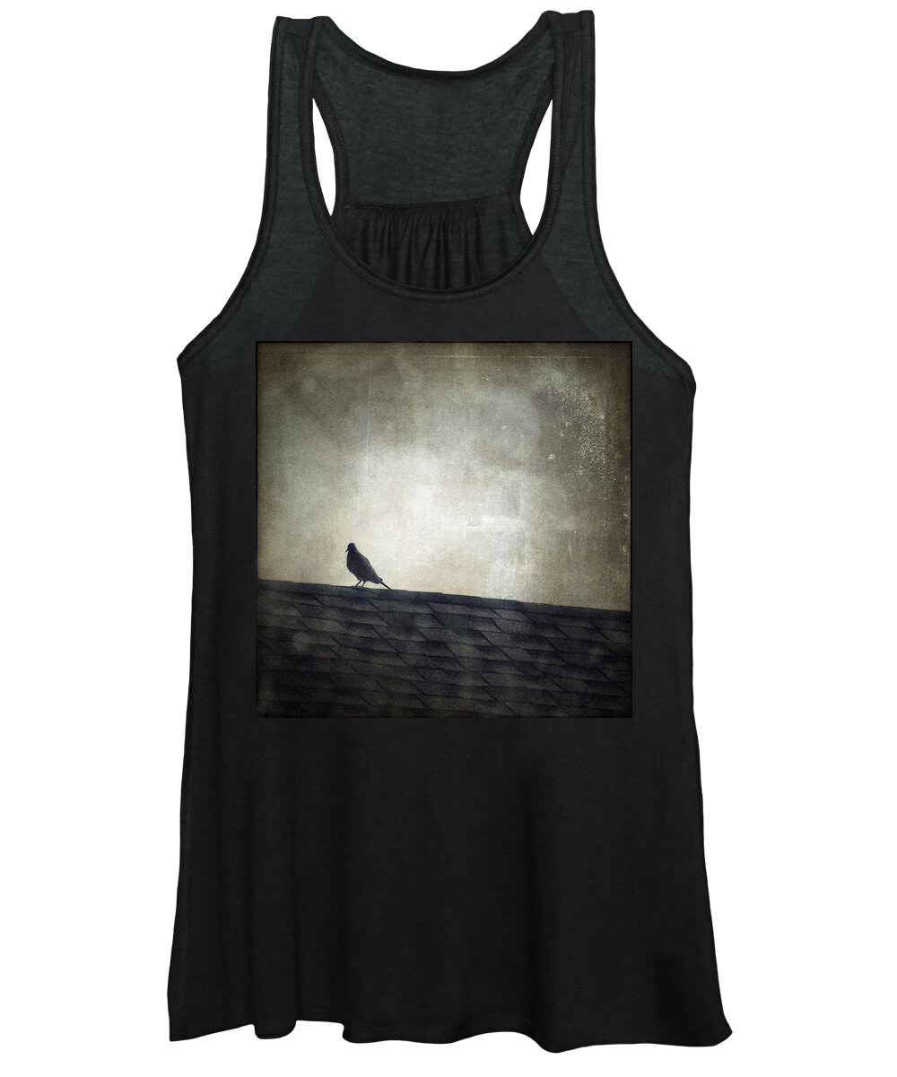 Texture Women's Tank Top featuring the photograph Lonesome Dove by Trish Mistric