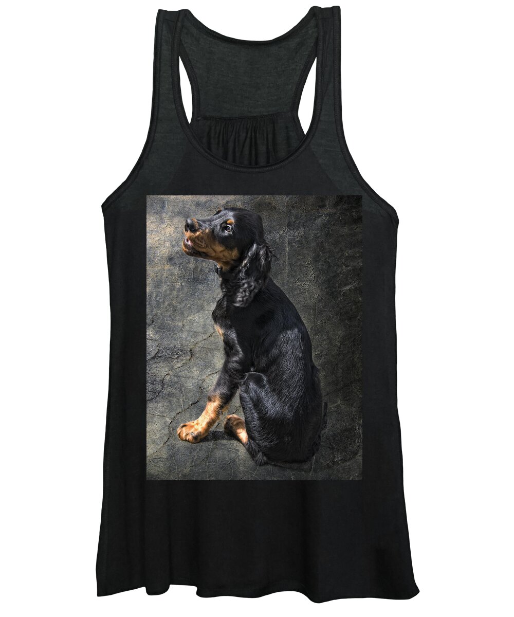 Dog Women's Tank Top featuring the photograph Louis by Joachim G Pinkawa