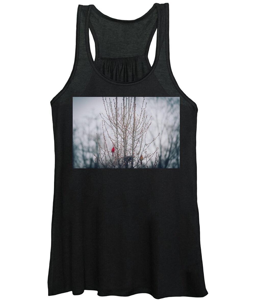 2014 Women's Tank Top featuring the photograph Love Birds by Amber Flowers