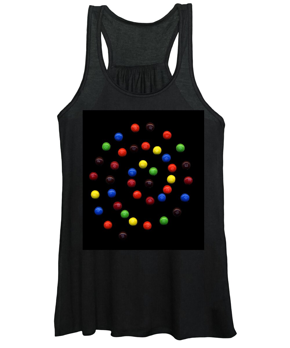 M Women's Tank Top featuring the photograph M and M candy 3 by Marilyn Hunt