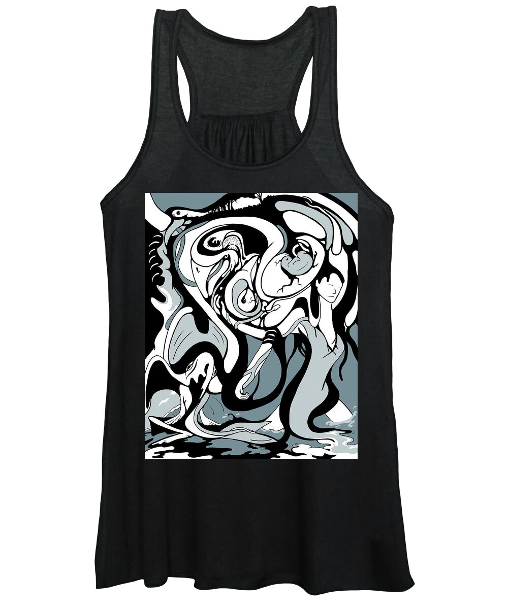 Baby Women's Tank Top featuring the digital art Maiden Voyage by Craig Tilley