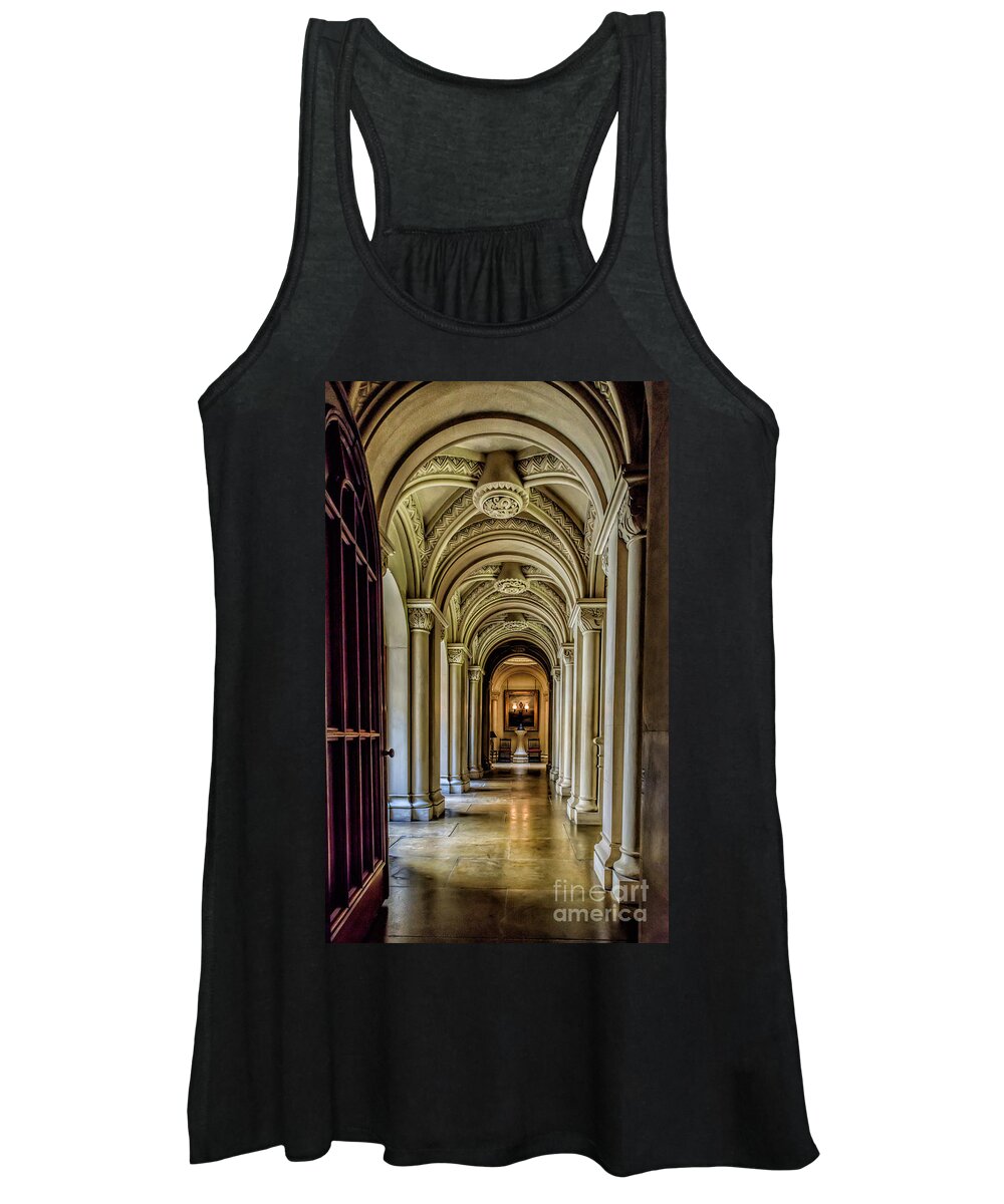 British Women's Tank Top featuring the photograph Mansion Hallway by Adrian Evans