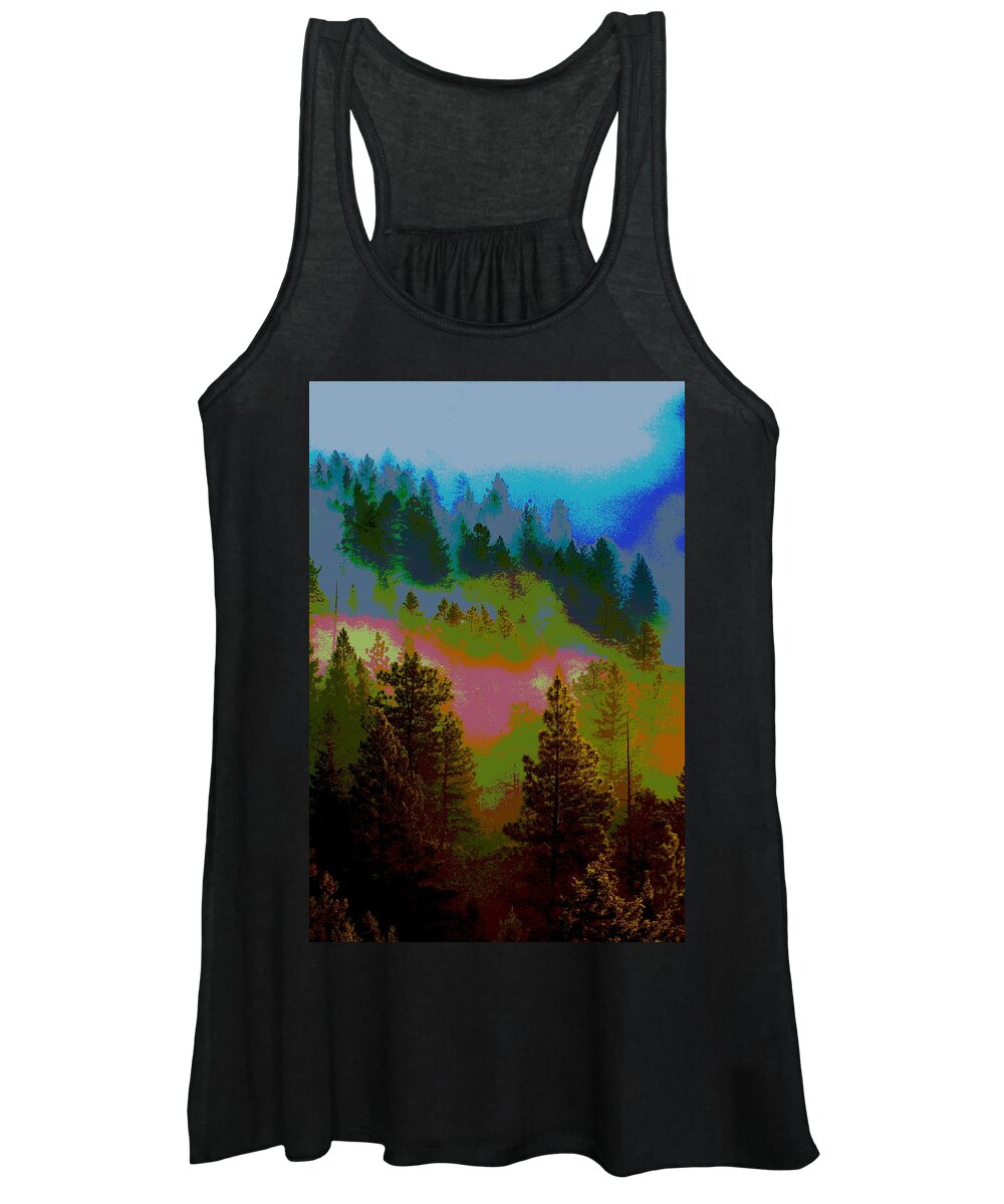 Sunrise Women's Tank Top featuring the photograph Morning Arrives in the Pacific Northwest by Ben Upham III