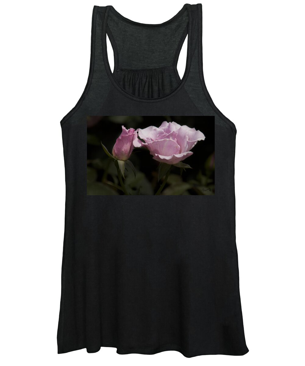 Flowers Women's Tank Top featuring the photograph Mother and Daughter by Penny Lisowski