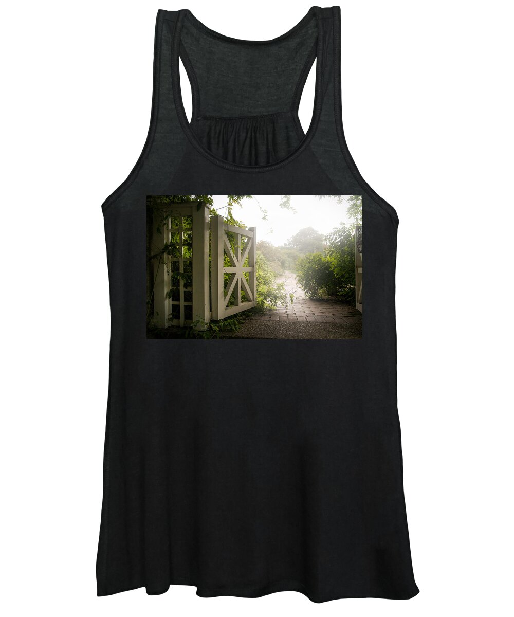 Garden Women's Tank Top featuring the photograph Mystic garden - A wonderful and magical place by Gary Heller