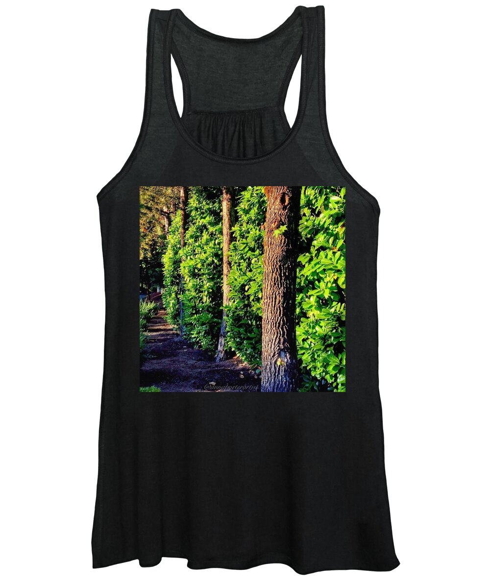 Nature Women's Tank Top featuring the photograph Natures Fence by Anna Porter