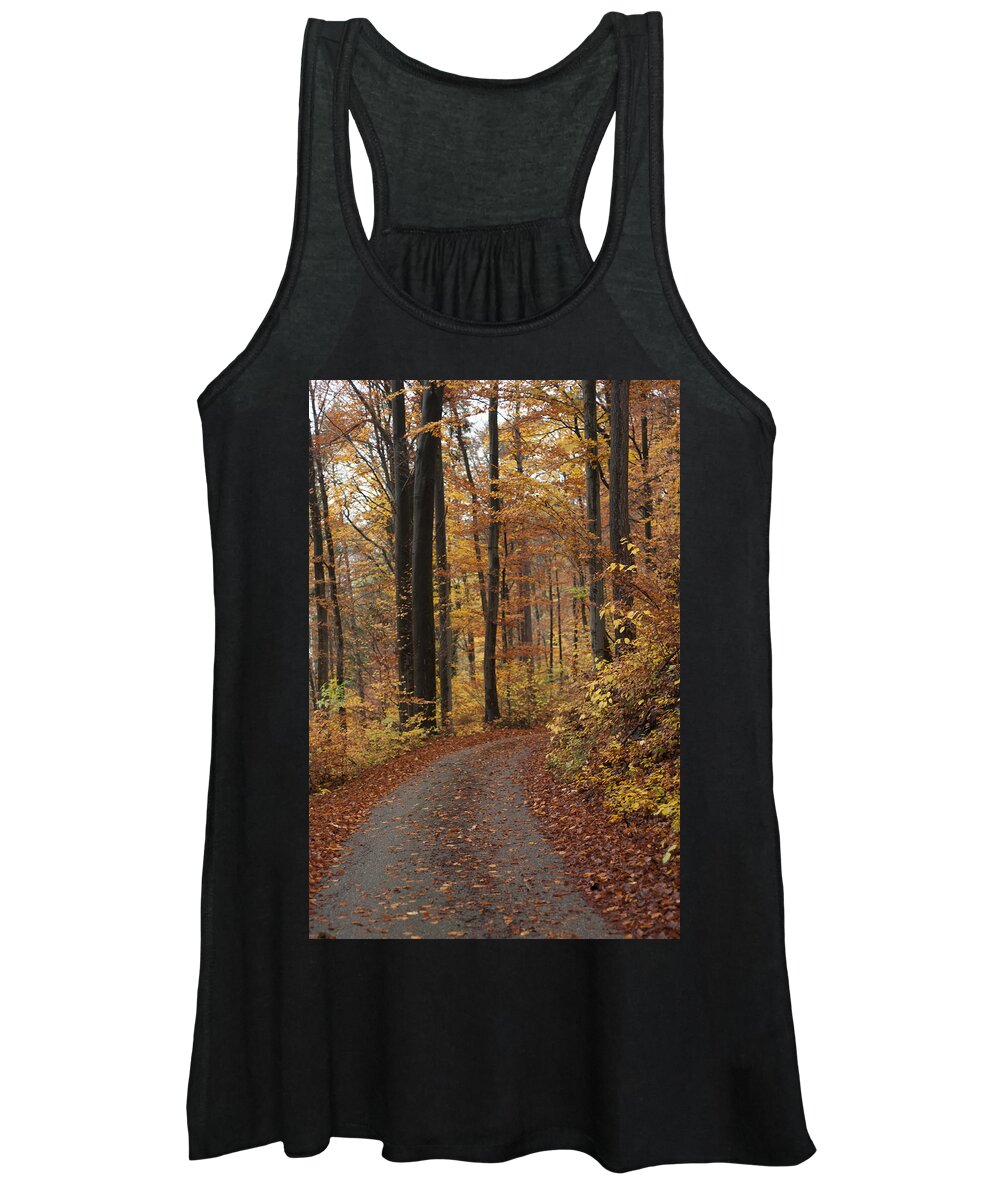 Miguel Women's Tank Top featuring the photograph New Autumn Trails by Miguel Winterpacht