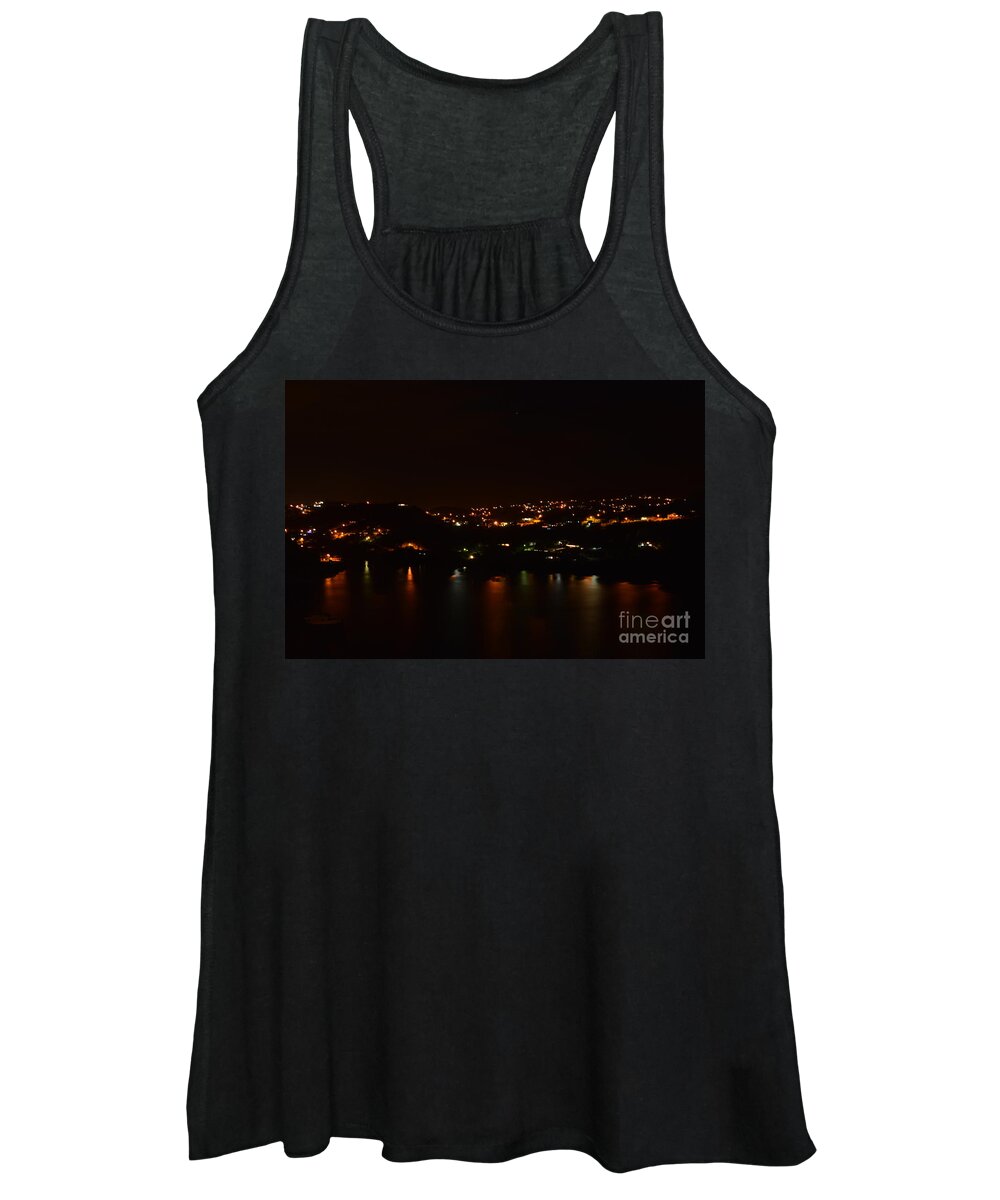 Grenada Women's Tank Top featuring the painting Nightscape by Laura Forde