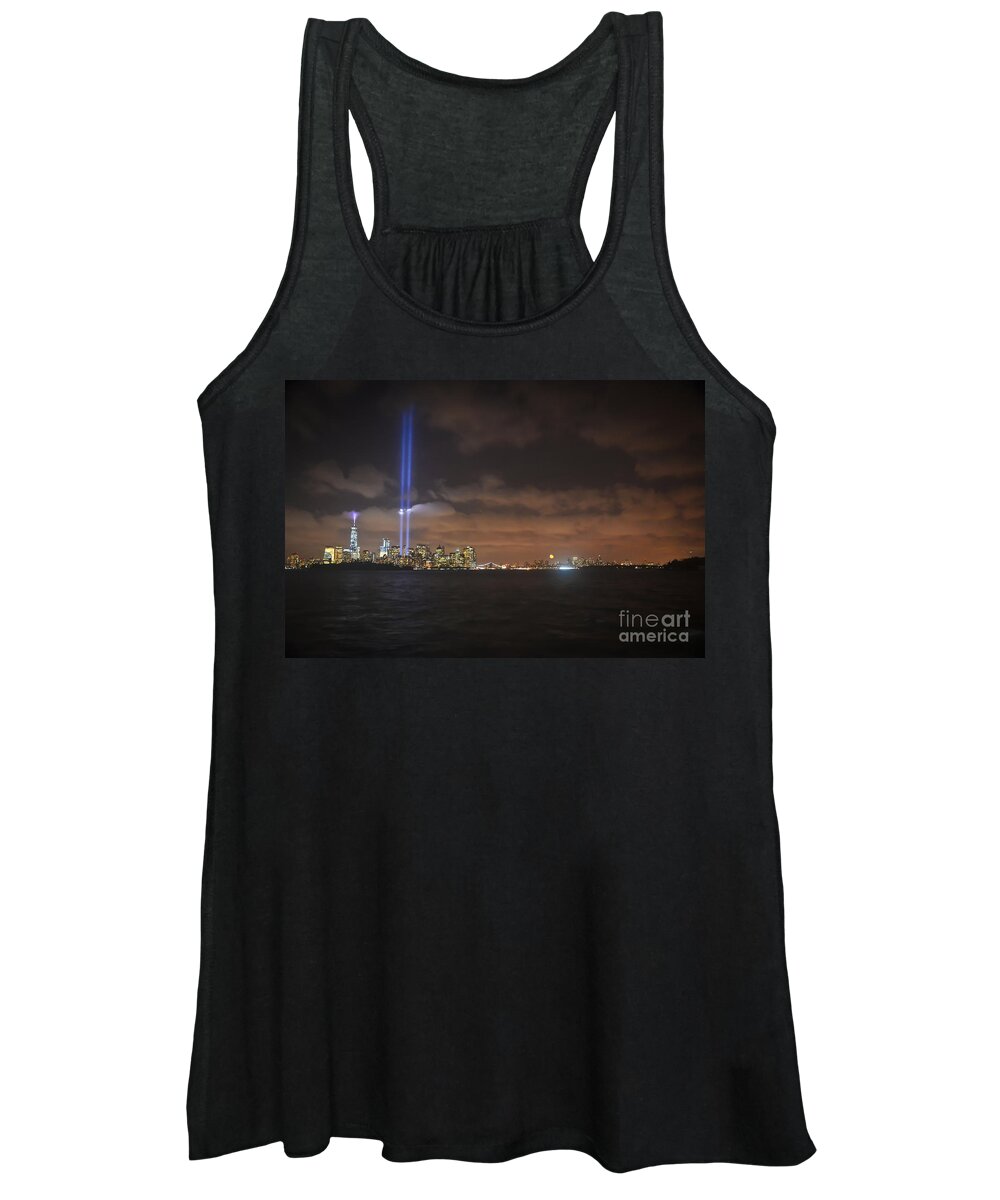 Nyc Women's Tank Top featuring the photograph NYC-Sept 11 by PatriZio M Busnel