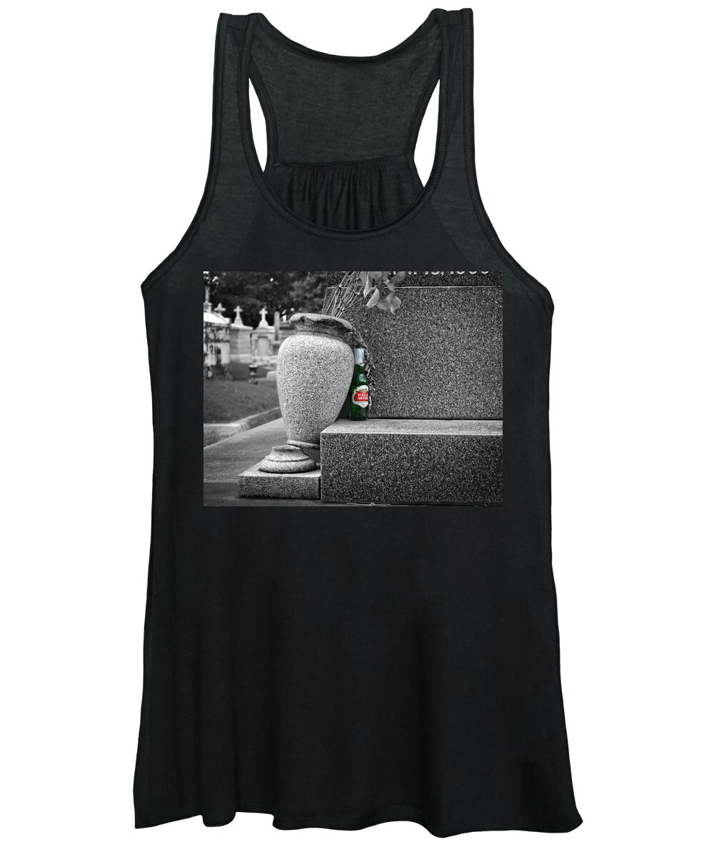 Cemetery Women's Tank Top featuring the photograph Ode to a Good Man Southern Louisiana by Maggy Marsh