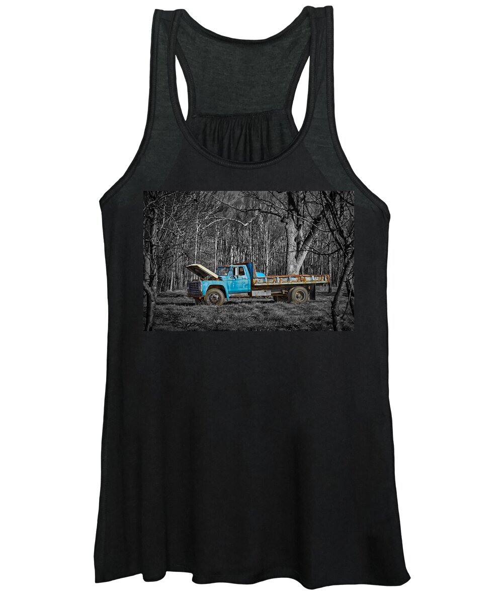 Indiana Women's Tank Top featuring the photograph Old Blue by Ron Pate