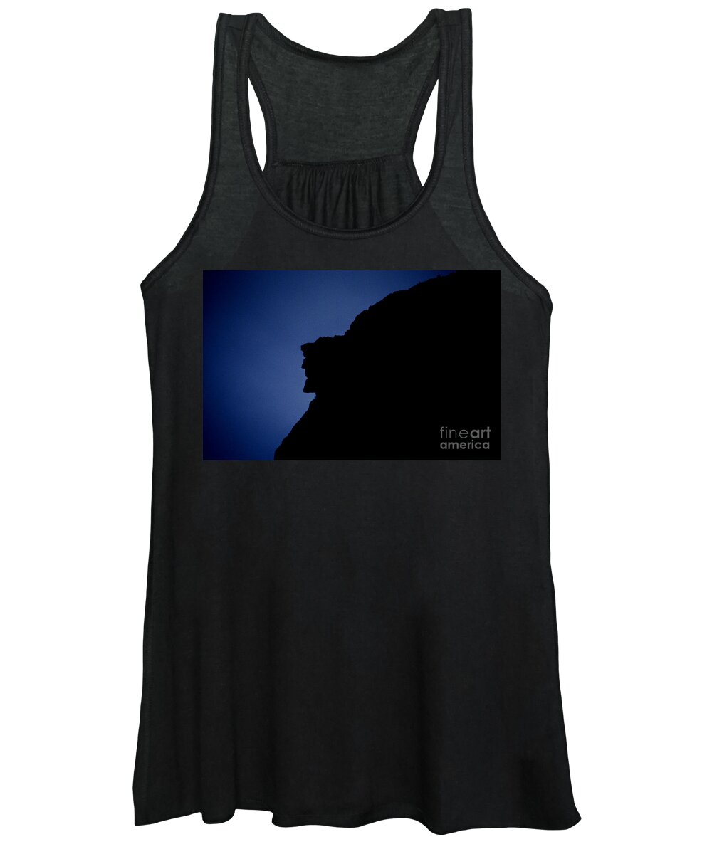 Face Women's Tank Top featuring the photograph Old Man of the Mountain - Franconia Notch State Park New Hampshire by Erin Paul Donovan