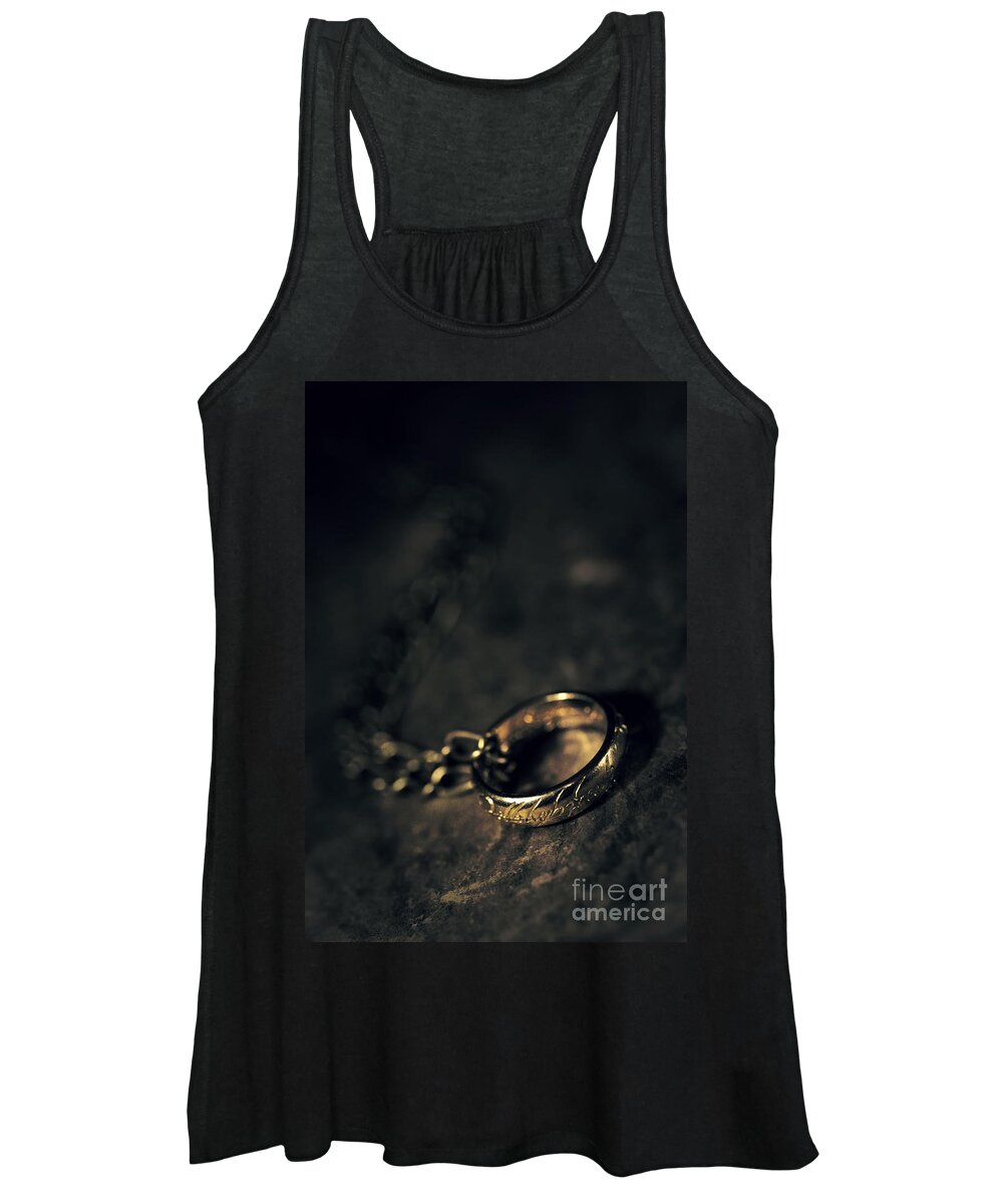 Ring Women's Tank Top featuring the photograph One to rule the others by Jaroslaw Blaminsky
