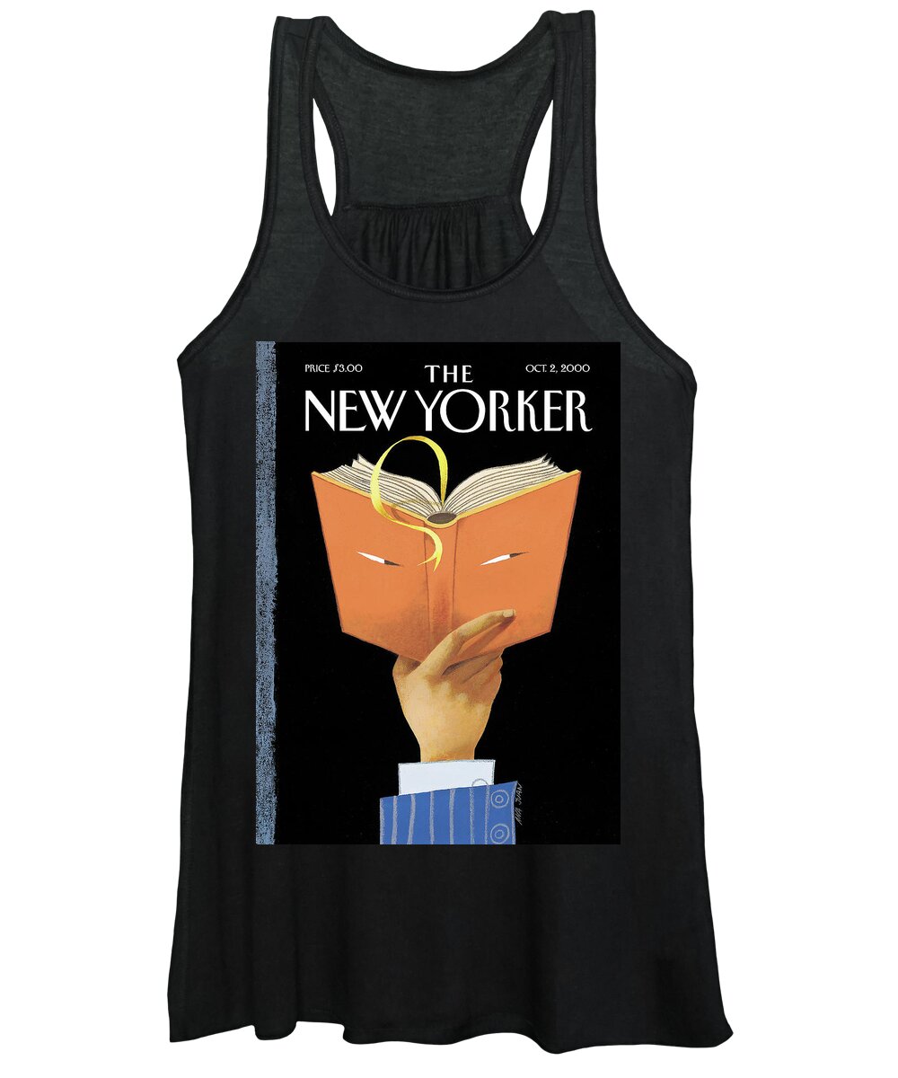 Page-turner Women's Tank Top featuring the painting Page-turner by Ana Juan