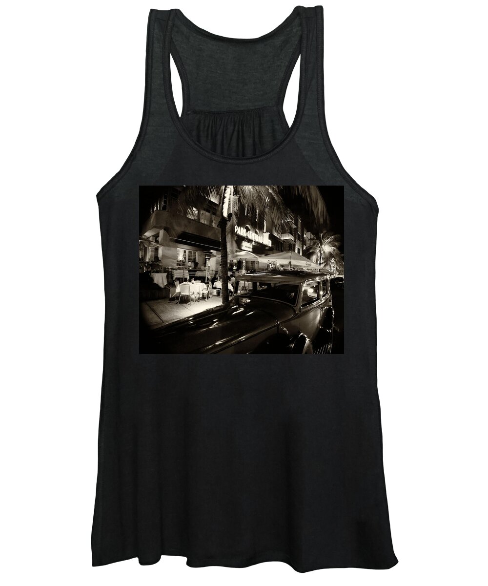 Park-central-hotel Women's Tank Top featuring the photograph Park Central Hotel by Gary Dean Mercer Clark