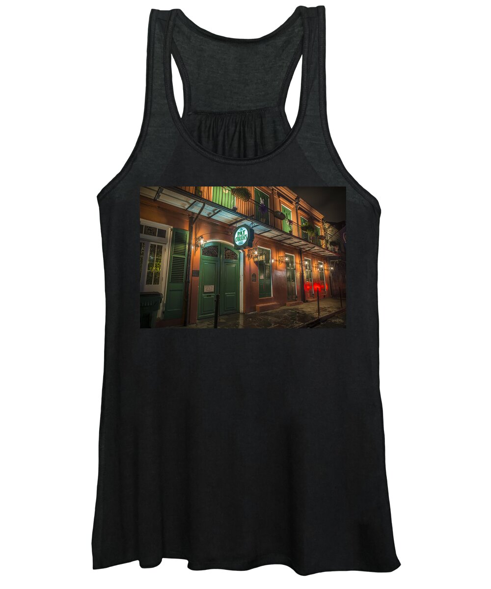 Pat O�brien�s Women's Tank Top featuring the photograph Pat OBriens New Orleans by David Morefield