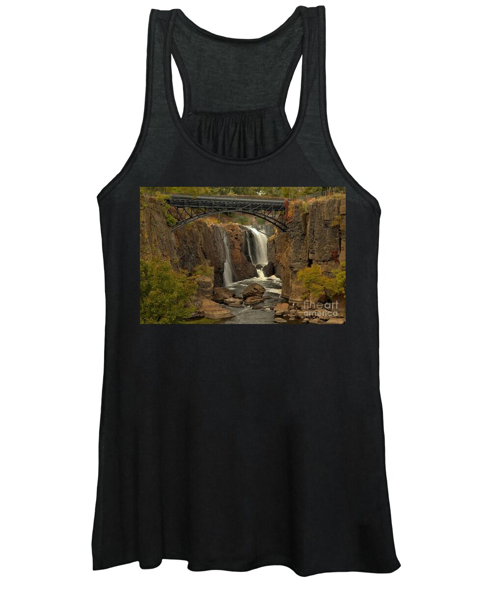 Patterson Great Falls Women's Tank Top featuring the photograph Paterson Great Falls New Jersey by Adam Jewell