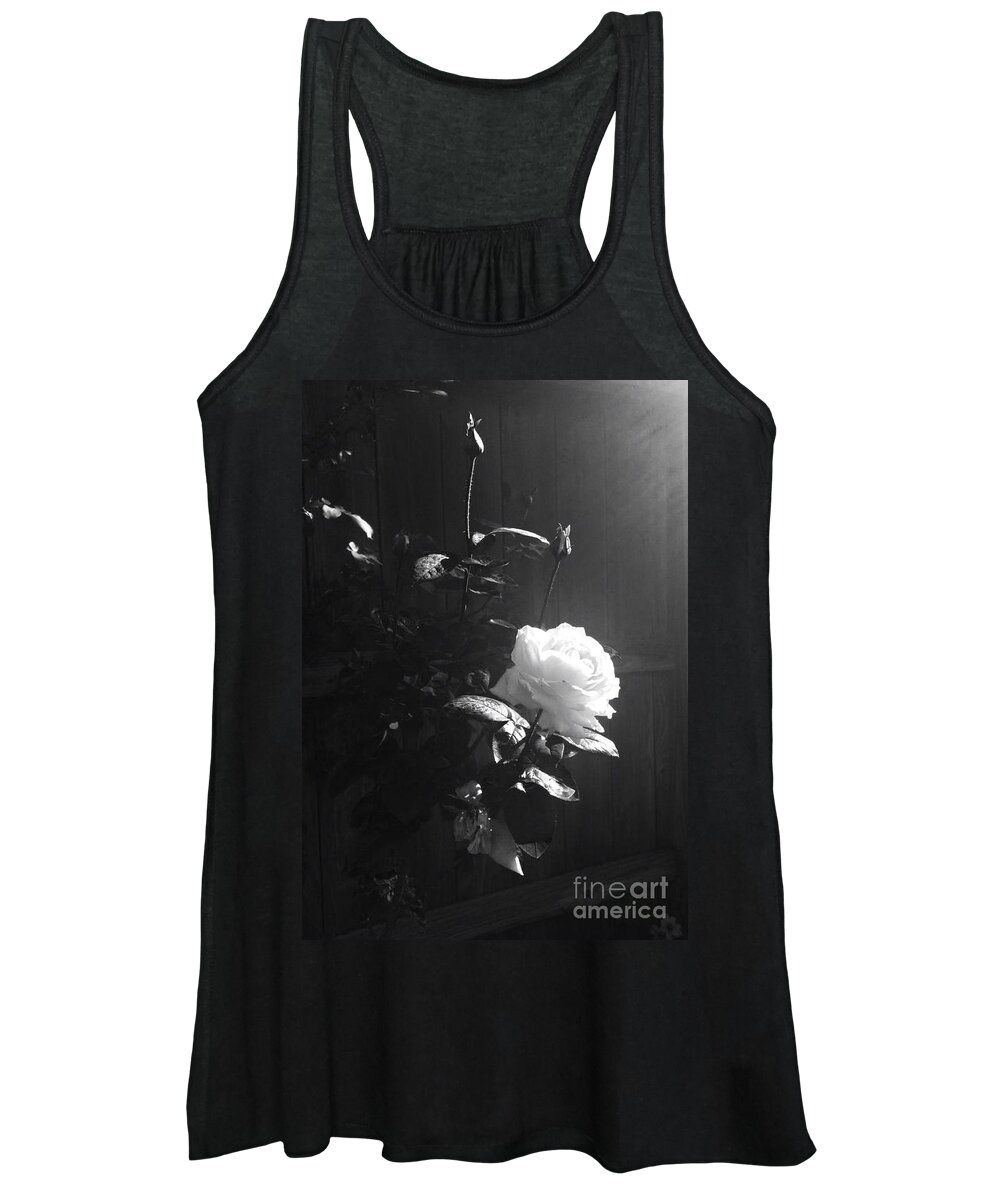 Rose Women's Tank Top featuring the photograph Peace in the Morning by Vonda Lawson-Rosa