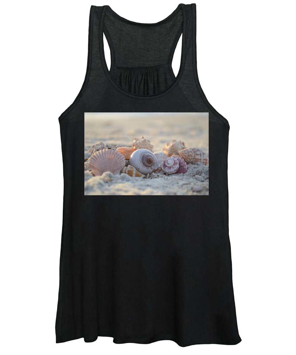 Seashell Women's Tank Top featuring the photograph Peaceful Whispers by Melanie Moraga