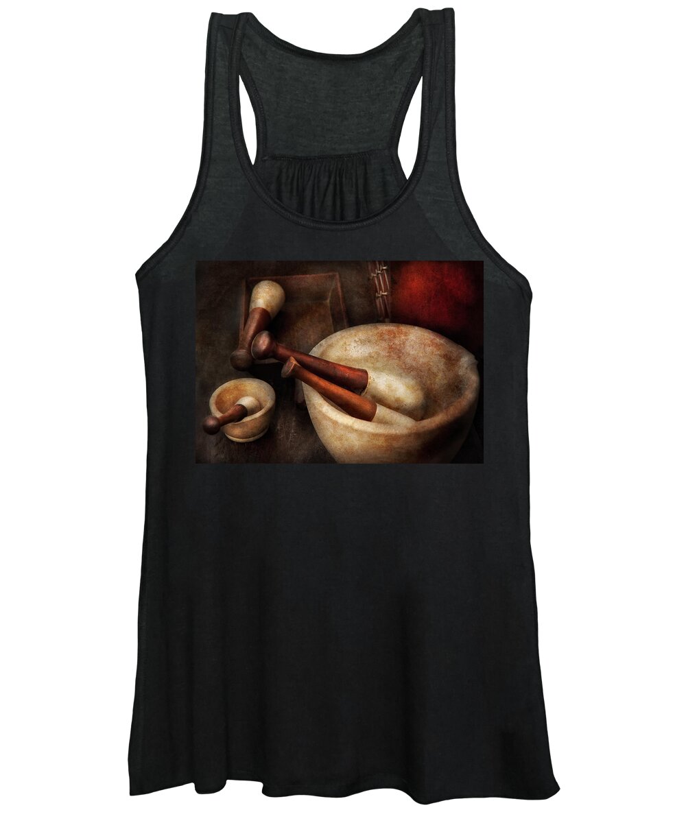Suburbanscenes Women's Tank Top featuring the photograph Pharmacy - Back to the grind by Mike Savad